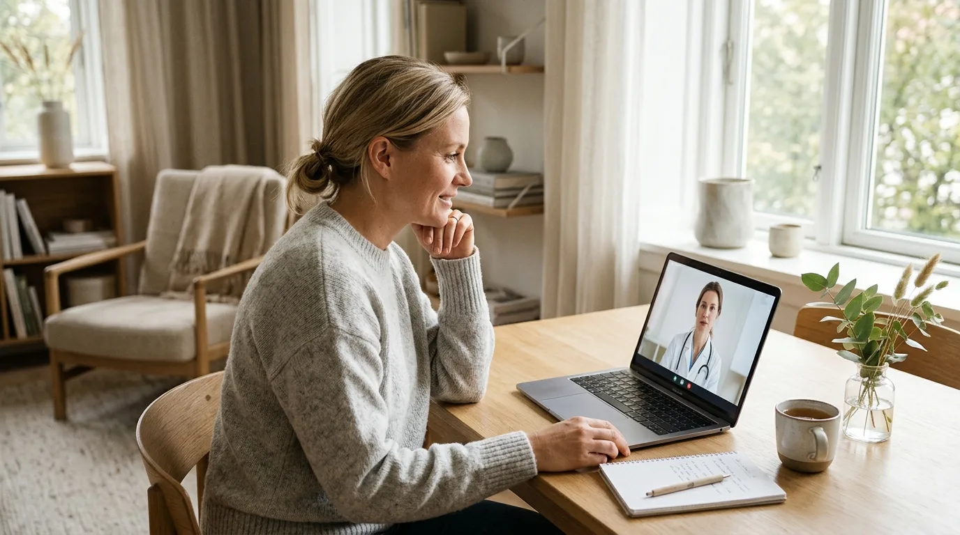 Online lægekonsultation trin for trin